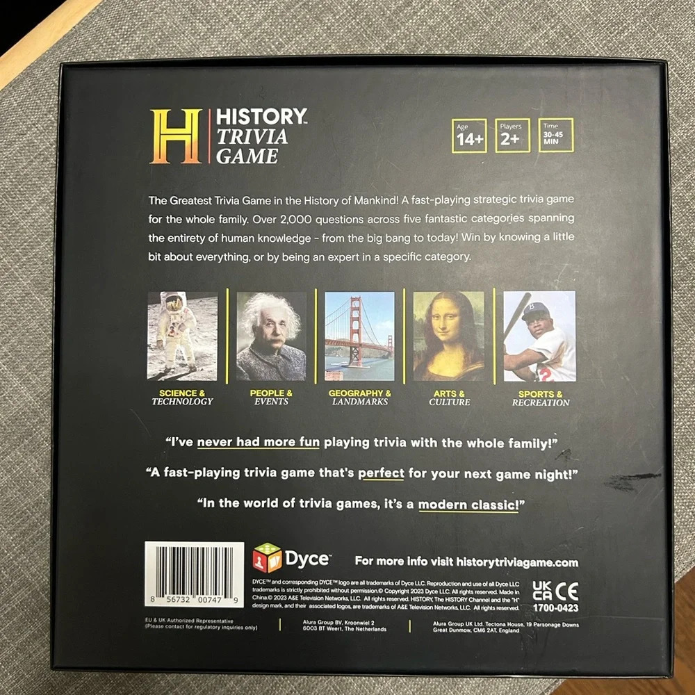 History Channel ‎ Trivia Game - Picture 2 of 3